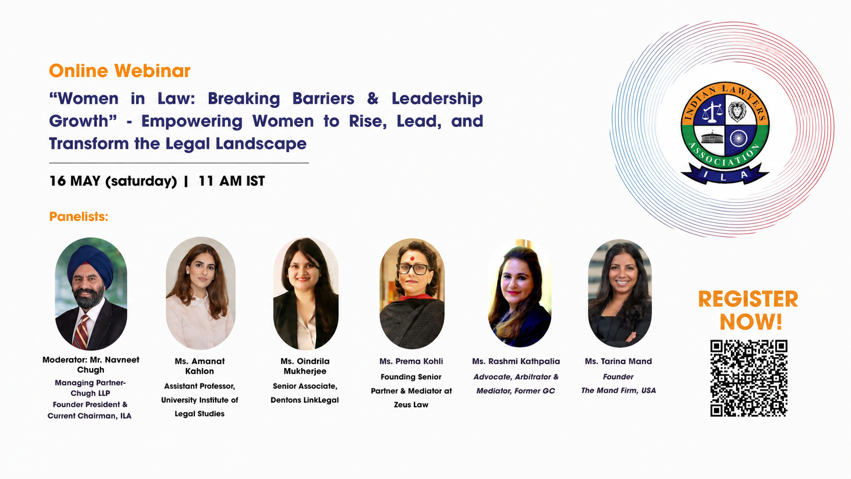 ILA Webinar | Women in Law: Breaking Barriers & Leadership Growth